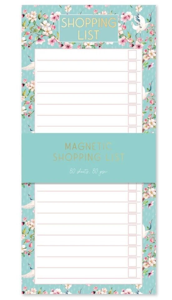 Magnetic Meal Planner & Tear Off Shopping List Note Pad Various  Design 80 sheet - Image 3 of 3