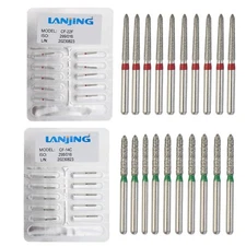Dental Diamond Burs CF-14C CF-22F FG Taper Coarse Grit High Speed Turbine Drills