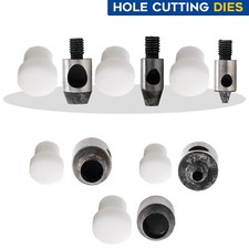 Loch Stanze Set 2mm-17mm für Handpresse Maschine Eisen Plastik Tülle Setter