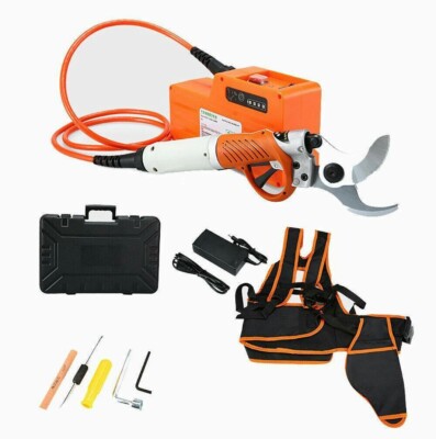 36V Electric fruit tree scissors Rechargeable Tree Branch Pruning shears 4.5cm