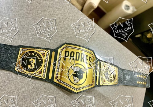 San Diego Padres MLB Base ball Championship Belt Adult Size 4mm Zinc - Picture 4 of 5