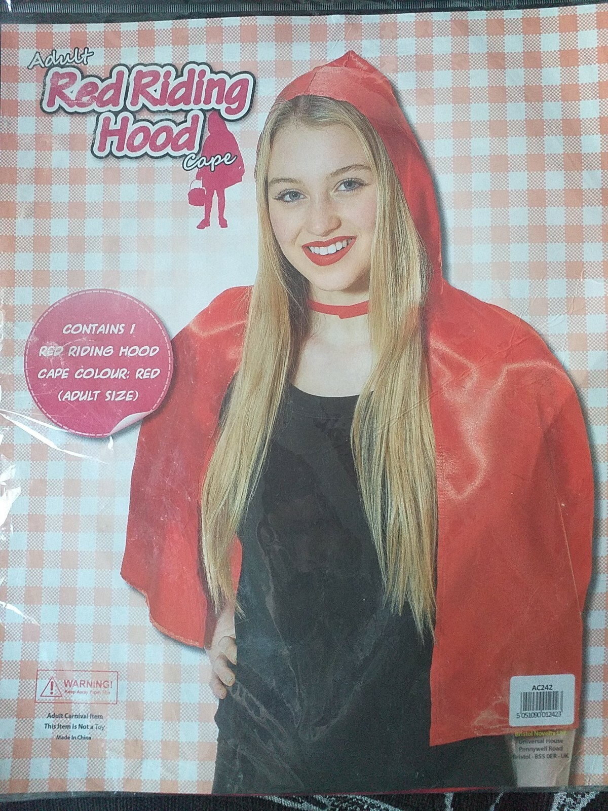 Wicked Costumes EF2252 Satin Hooded Cape - 60cm | eBay
