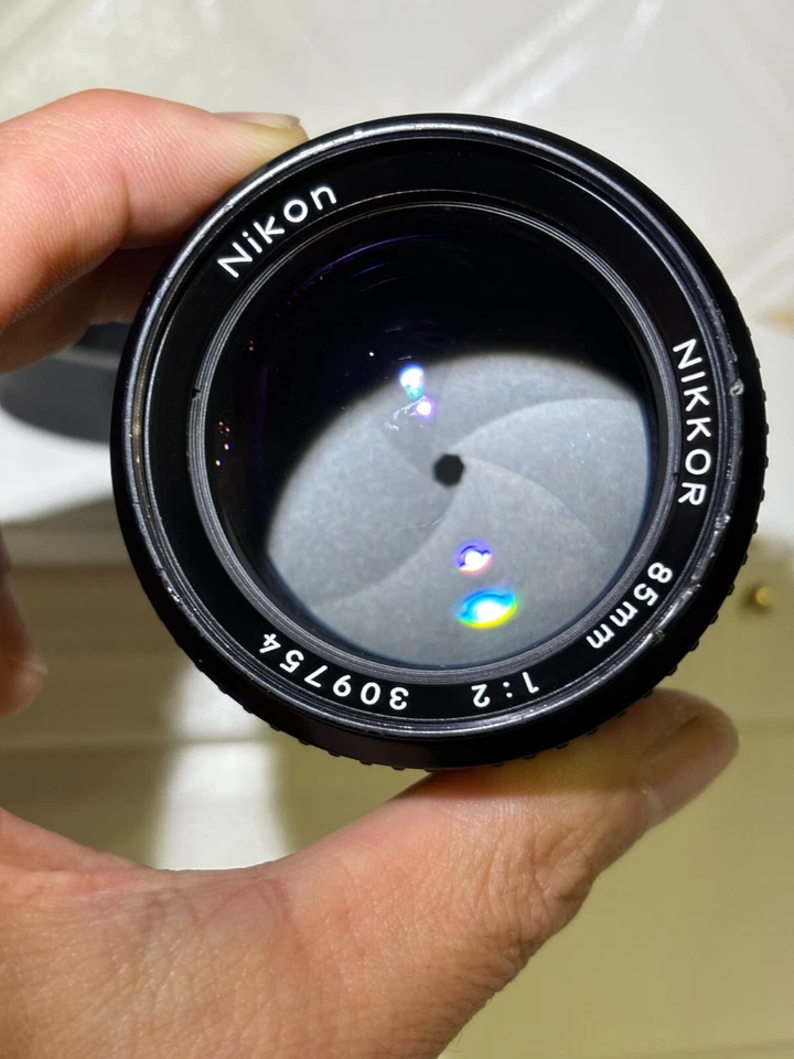 🚀🎁《Near MINT》Nikon Ai-s Ais Nikkor 85mm F/2 Portrait MF Lens From JAPAN✈✈✈✈✈✈✈ - Image 3 of 4
