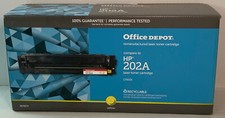 Office Depot CF502A (9678175) Replaces HP 202A Yellow Toner Cartridge