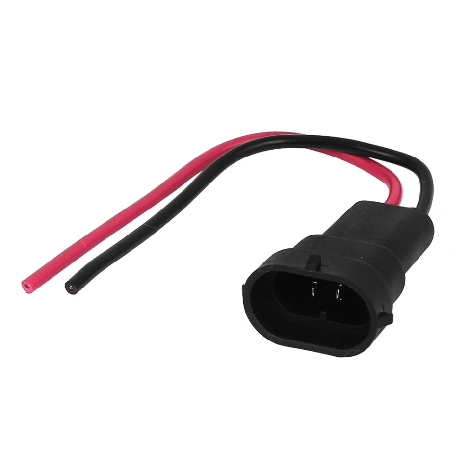 Wire Pigtail Male 880 H27 Two Harness Fog Light Replace Socket Connector Plug EO - Image 2 of 4