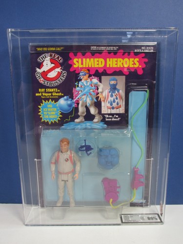 5 vintage GHOSTBUSTERS SLIMED HEROES action figure SET MOC kenner UKG not AFA - Picture 10 of 15