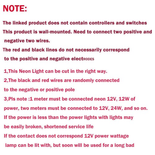 LED Strip Neon Flex Rope Light String Light Waterproof DC 12V Outdoor Lighting - Picture 5 of 36