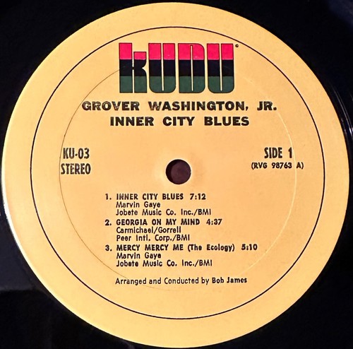 GROVER WASHINGTON Jr-Pre-Owned LP...INNER CITY BLUES..G+/G+ - Picture 3 of 4
