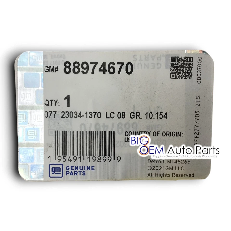 Pontiac Vibe 2003-2008 tanque contenedor de fluido lavadora parabrisas OEM 88974670 Foto 4 de 4