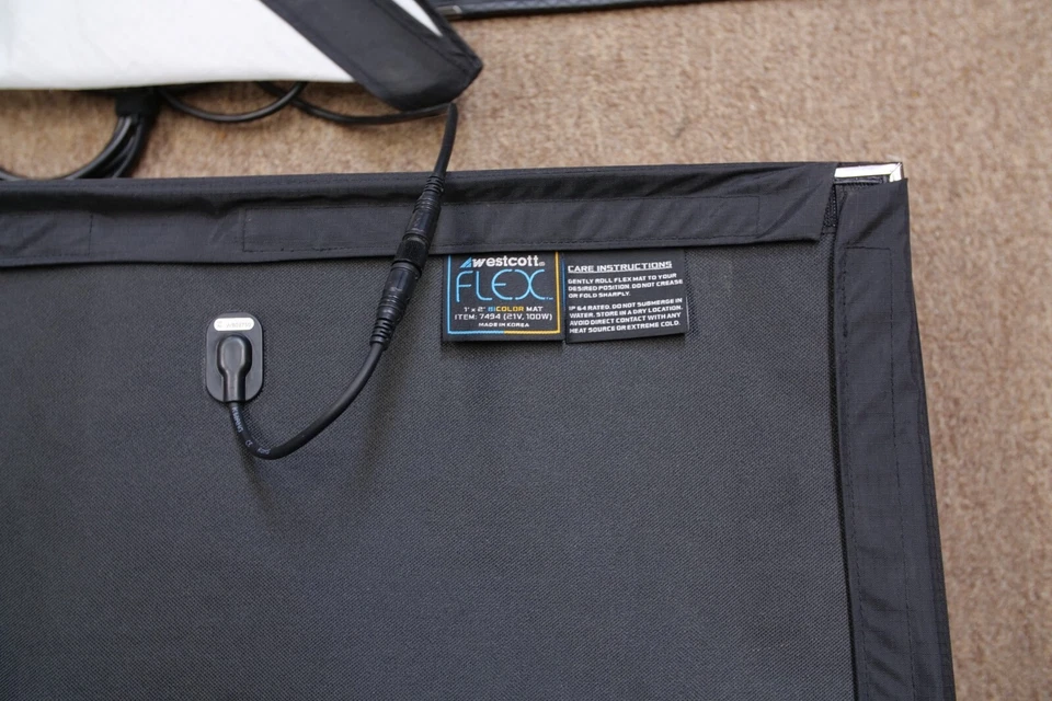 Westcott Flex 1x1 & 1x2 Bi-Color LED Mats (1 x 2 is Tugnset ONLY) ONE PSU - Image 3 of 4