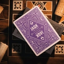 Jaqk Cellars Amethyst Purple Playing Cards Deck Theory11 Limited