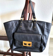MARC BY MARC JACOBS Bianca Hayley Black Pebble Leather Shoulder Tote Shopper Bag