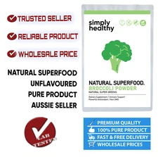 Broccoli Powder 3kg, Simply Healthy Natural Superfood Supplement, Unflavoured