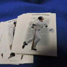 2001 SP Authentic Baseball Complete Base Set 1-90 Sosa ,Jeter, Griffey Jr