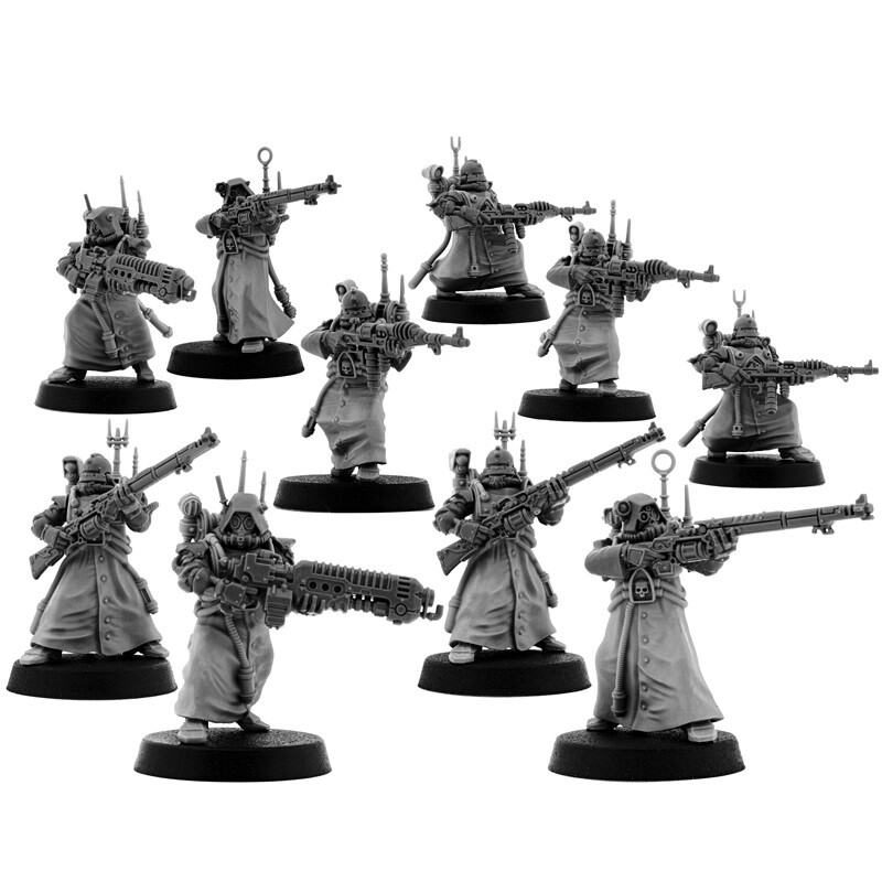 Комплект расширения Scitari для Mechanic Adept, эксклюзивная миниатюра для Wargame