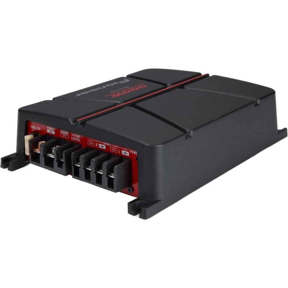 Pioneer GM-A3702 2 Channel Bridgeable Car Audio Speaker Sub Amplifier 190w RMS - Image 4 of 4