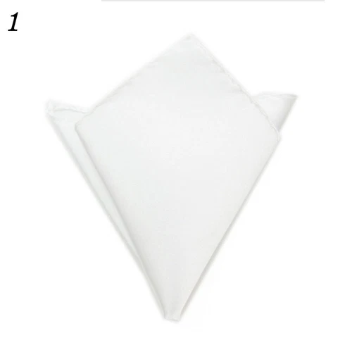 4Pcs Plain Pocket Square Wedding Mens Satin Solid Handkerchief Hanky Jacket Suit - Picture 27 of 31