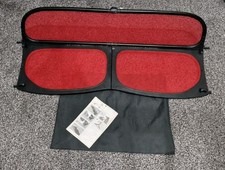 MINI R52 R57 2003-2015 WIND DEFLECTOR & STORAGE BAG ( RED )