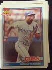 Photo of 1991 Topps #765 Shawon Dunston Chicago Cubs Baseball Card