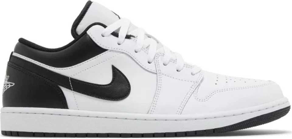 Jordan 1 Bajo Blanco Negro
