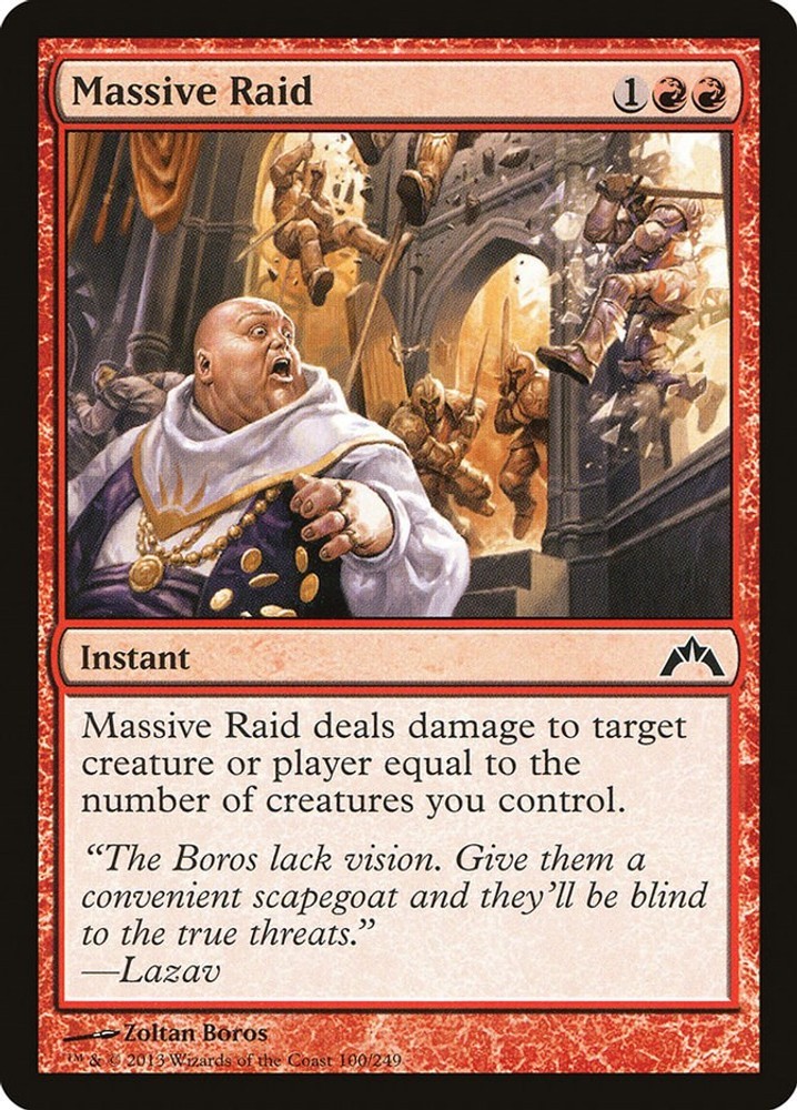 Massive Raid Gatecrash MTG 100 LP