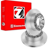 2X Zimmermann Coat Z Bremsscheiben 289Mm Voll Hinten Passend FÜR
