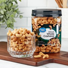 Great Value Deluxe Cashews, 30 oz