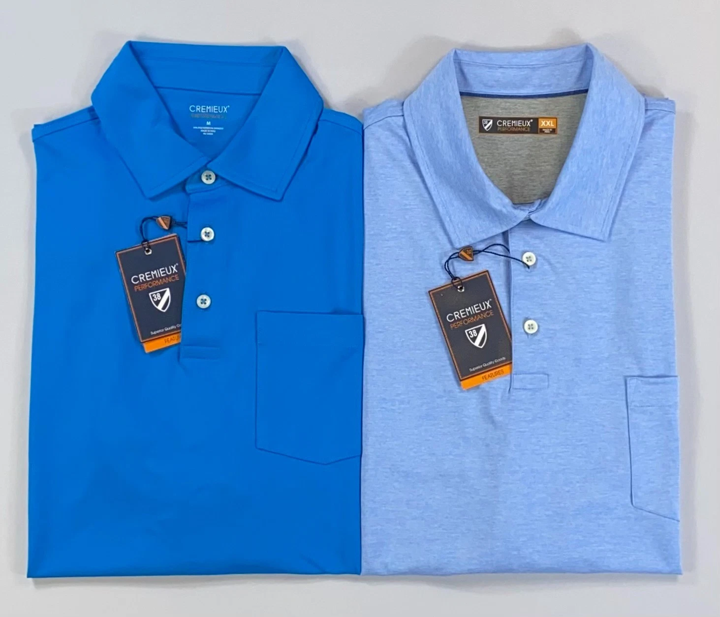 Men's Cremieux Performance Short Sleeve Polo Shirt NEW
Opens in a new window or tab