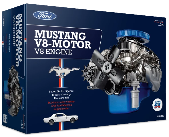 Ford Mustang V8-Motor Motorbausatz im Maßstab 1:4 Modellmotor - Bild 2 von 4