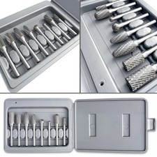 6-12mm Wolfram Stahl Hartmetall Fr&auml;sstifte in Box Fr&auml;ser Drehfr&auml;ser 6mm Schaft