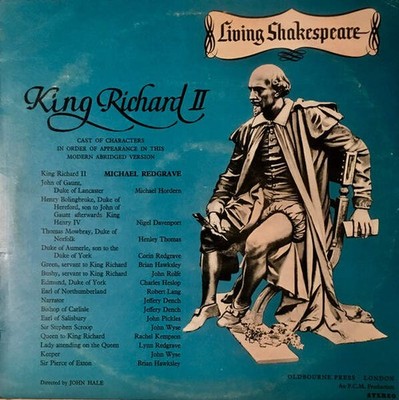 William Shakespeare - King Richard II (VINYL)