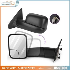 Manual Tow Fits 02-08 Dodge Ram 1500 03-09 Ram 2500 3500 Side Mirrors Pair