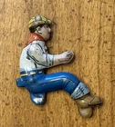 VINTAGE Marx Tin Litho Farmer Driver Figure