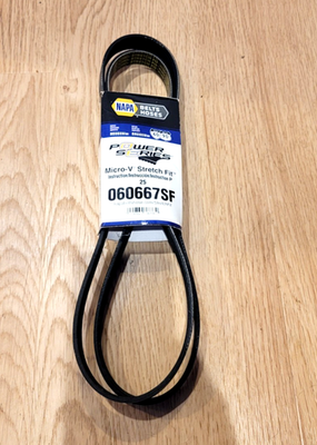 #ad NAPA Power Series Power Series Micro V Stretch Fit 060667SF Serpentine Belt $18.00