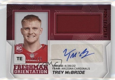 2022 Panini Rookies & Stars Freshman Orientation 80/99 Trey McBride Auto RC 1m1a