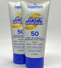 Coppertone Sport Mineral SPF 50 Sunscreen Lotion 5 fl. oz. Each ( Pack 2) 3.60 per gallon