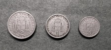 Greece - 1962 - 2 and 1 Drachma - 50 Lepta (3 Coins)