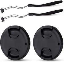 2-Pack 58Mm Front Lens Cap Cover for Canon EOS Rebel T7 T6 T5 T100 4000D T8I T7I