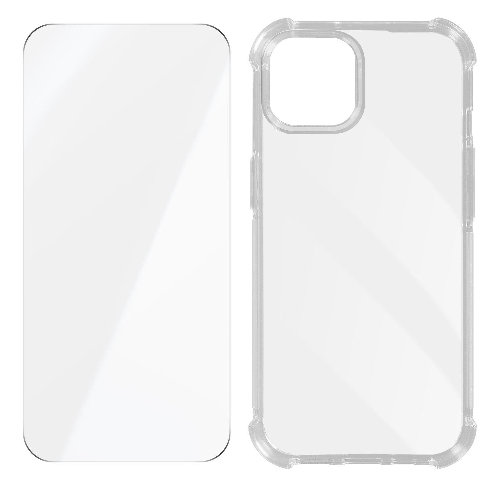 Pack protector iPhone 15 Plus Avizar coque renforcée et verre trempé - 2