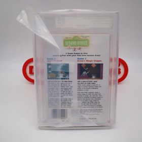 NES Nintendo Game SESAME STREET 123 - ROUND SOQ! VGA GRADED 85 NM+ NEW & Sealed!