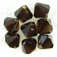 8 8mm Swarovski crystal bicone 6301 Mocca beads