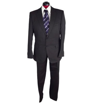 Joop! Anzug Ray Blake Schurwolle 50 Slim Classic men's suit  Dunkelgrau 