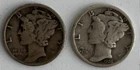 1926 + 1926 D Mercury Silver Dime 2-Coin Lot Circulated Philadelphia and Denver