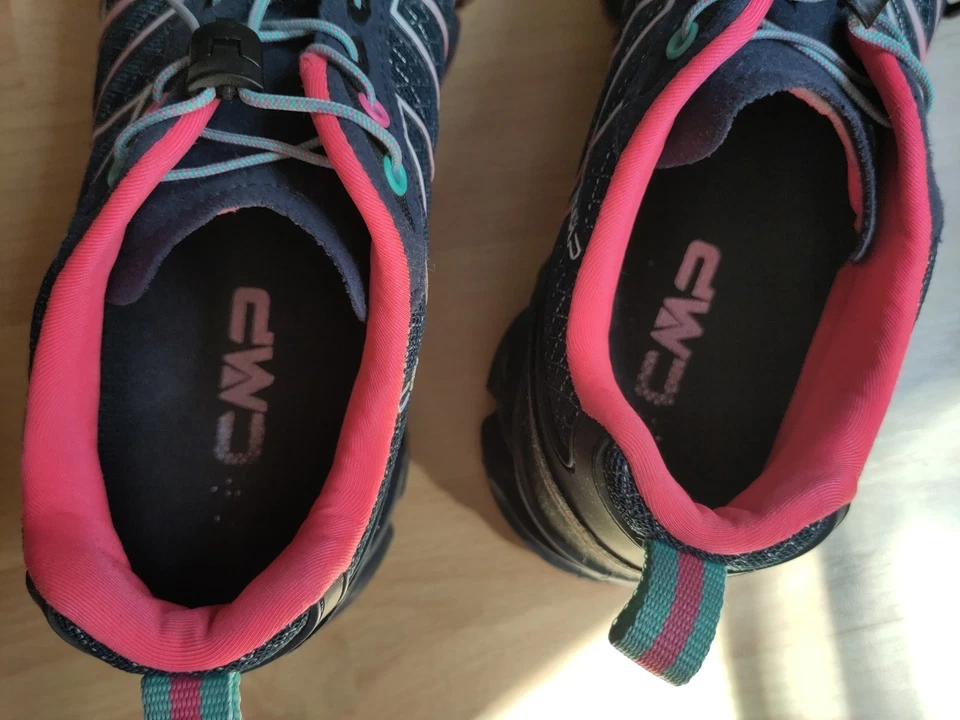 CMP Trekkingschuhe Gr. 39 Pink Blau, 2x getragen, Top! - Bild 3 von 4
