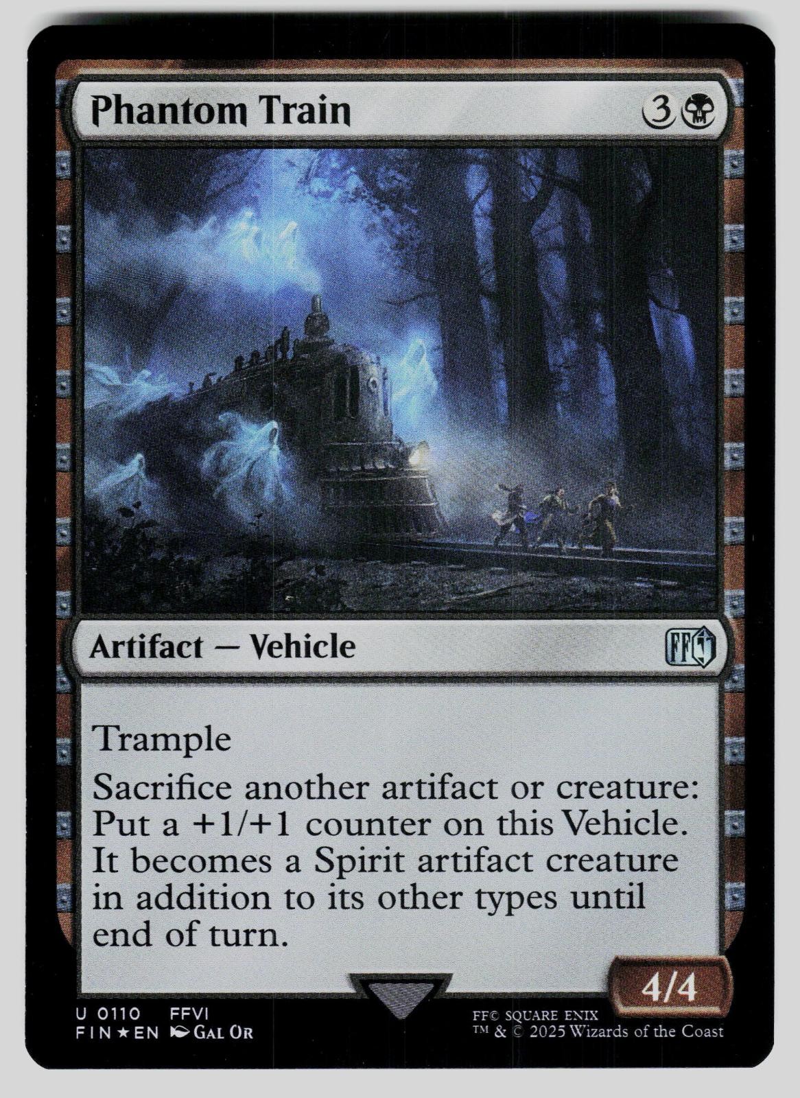 Phantom Train 110 Uncommon FINAL FANTASY Magic: The Gathering Foil NM
