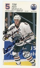 Tom Poti - Signed Hockey Photograph