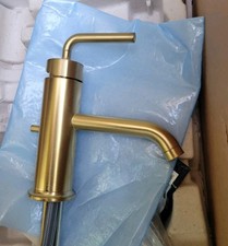 Kohler 14402-4A-2MB Purist Single Hole Bathroom Faucet Brushed Moderne Brass