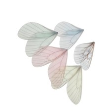 10pcs decor DIY Accessory 8cm Colorful Fairy Decorative Butterfly Wing for hair
