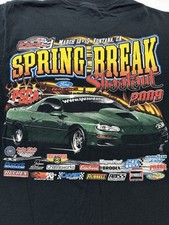 Ford Racing Sponsored 2009 Spring Break Shootout Street Car Racing T Shirt Sm