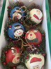 Whimsical Christmas Hand Painted Ornaments Set — photo 3